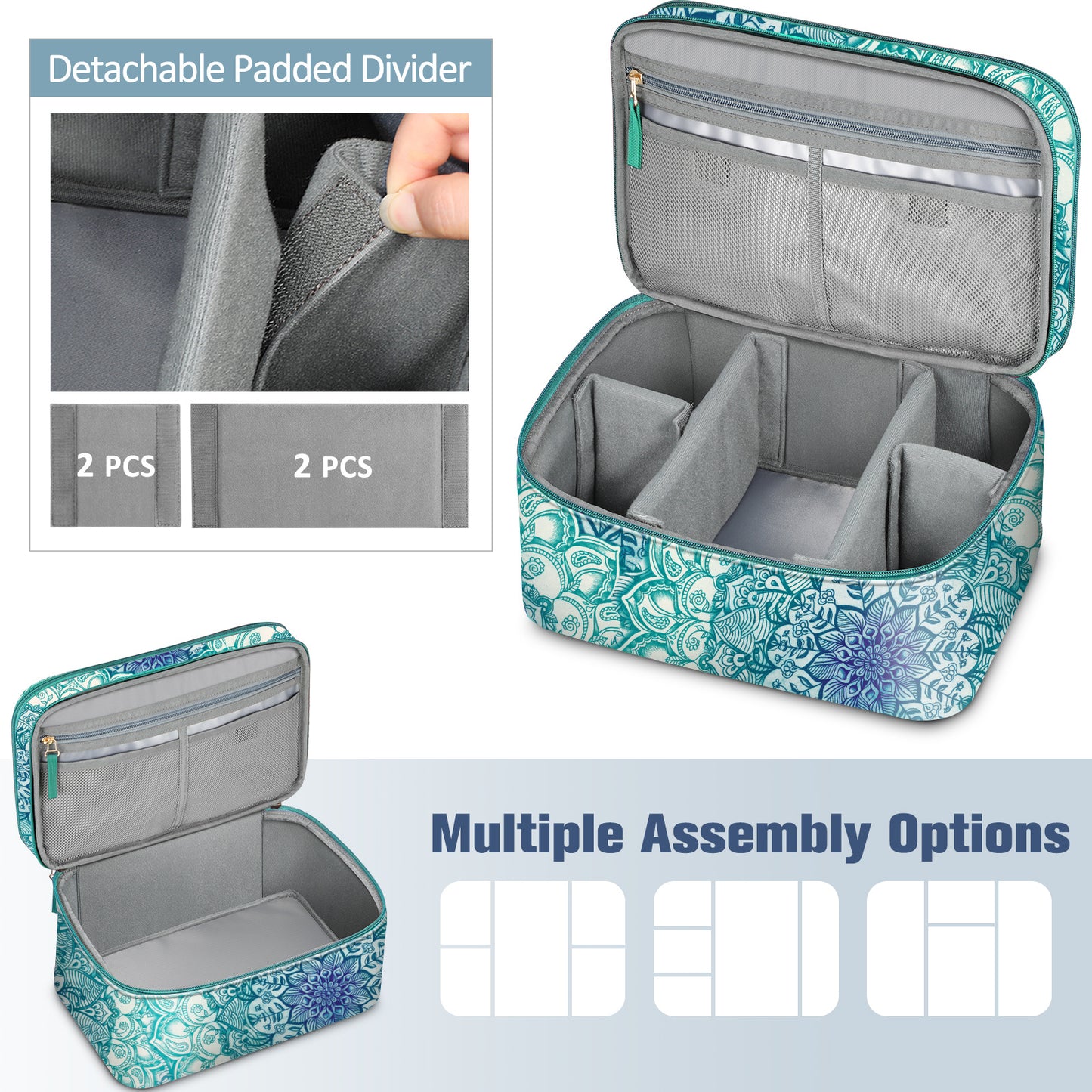 FINPAC Sewing Accessories Storage and Organizer Case Bag