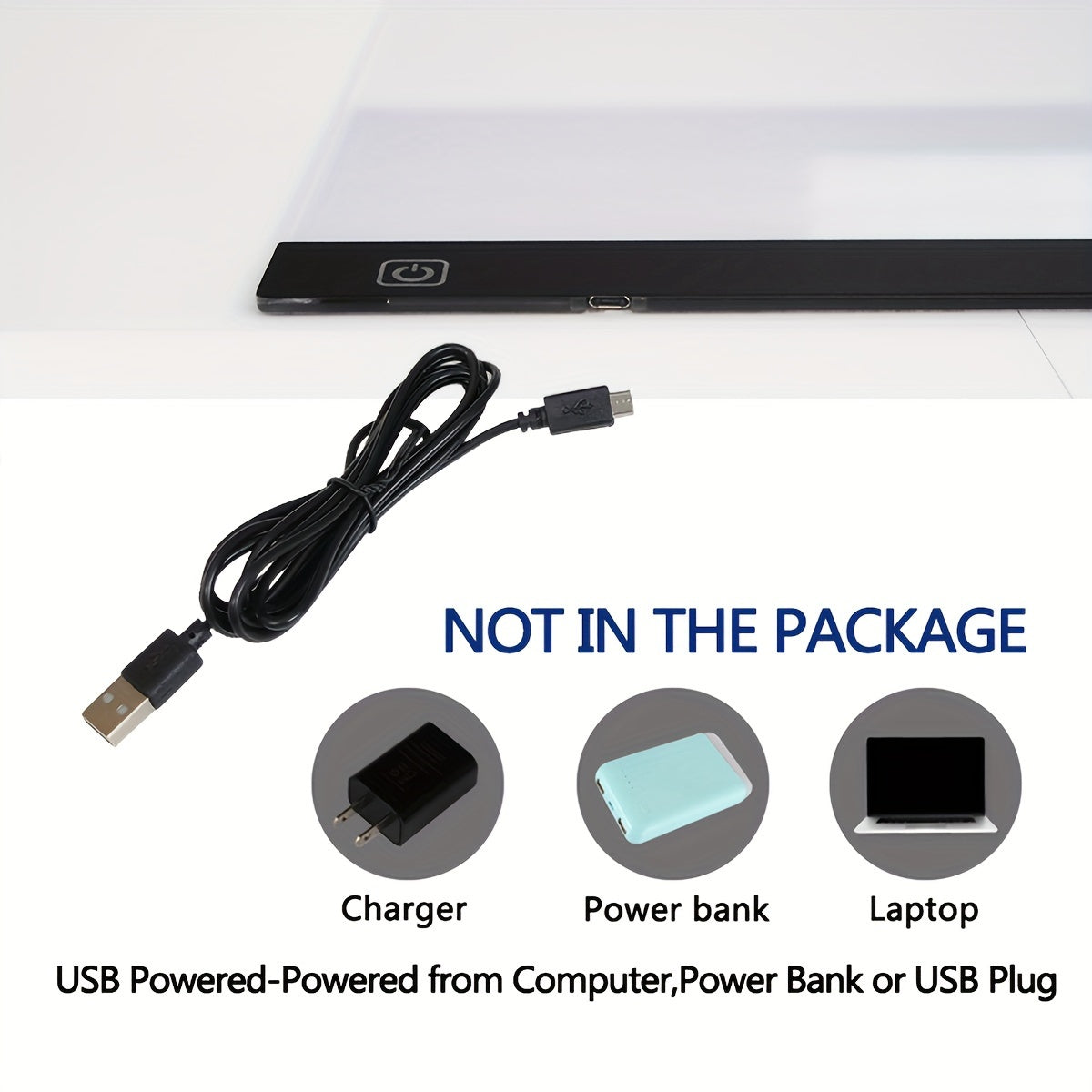 Large 23.62x15.75inch Adjustable LED Light Pad for Diamond Painting