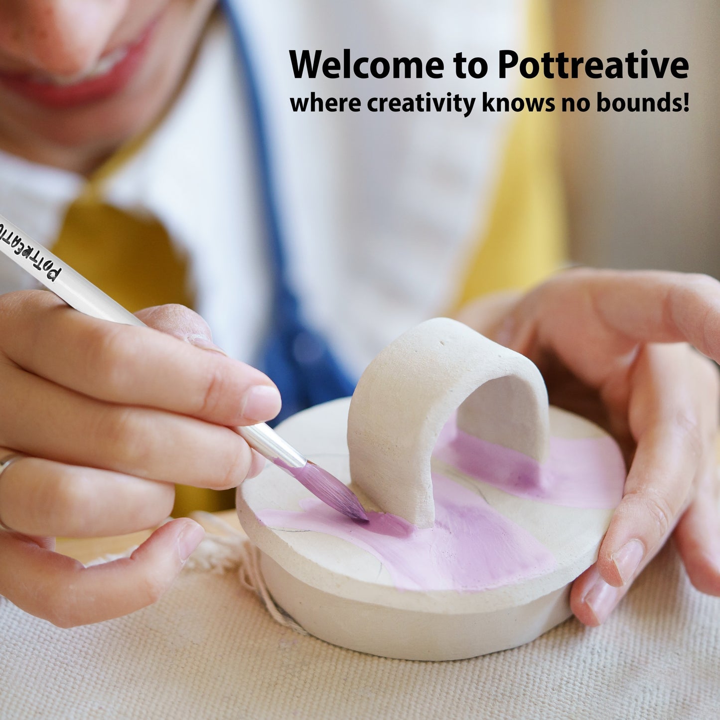 Great for Date Night Air Dry Clay POTTREATIVE Pottery Kit