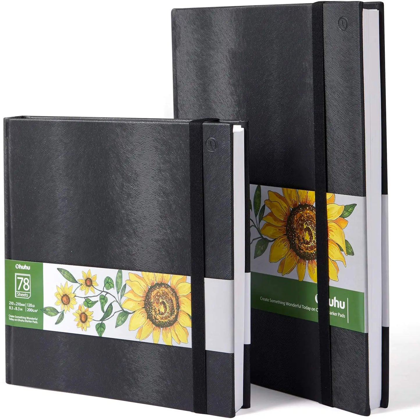 Ohuhu Marker Pads Art Sketchbook Hardcover Notebook Student