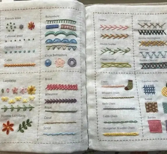 Stitch Book DIY Embroidery Book Creative Sewing Book