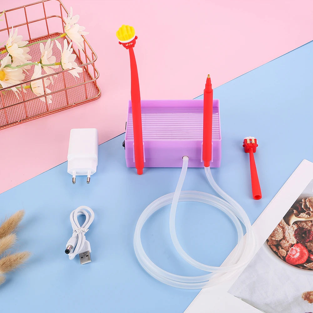 USB Powered Diamond Painting Suction Device Electric Diamond Suction Tool Portable Vacuum Diamond Painting Pen Kit