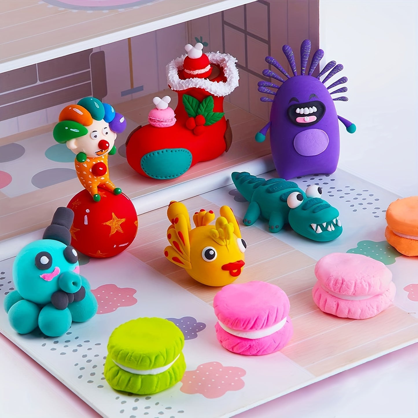 64 Colors Air Dry Clay Kit With Tools For DIY Projects