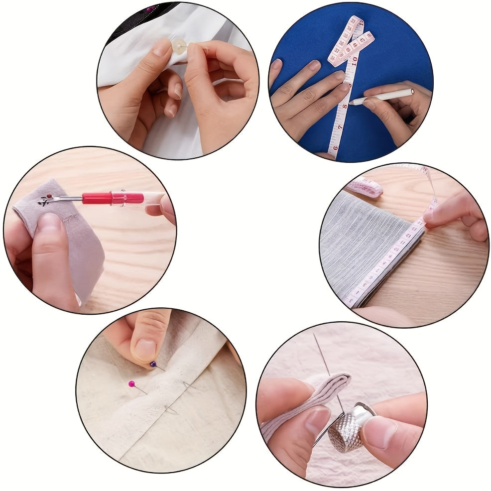 304pcs Premium Sewing Kit Complete Needle and Thread Set for Grandma Mom Friends Beginners Travelers