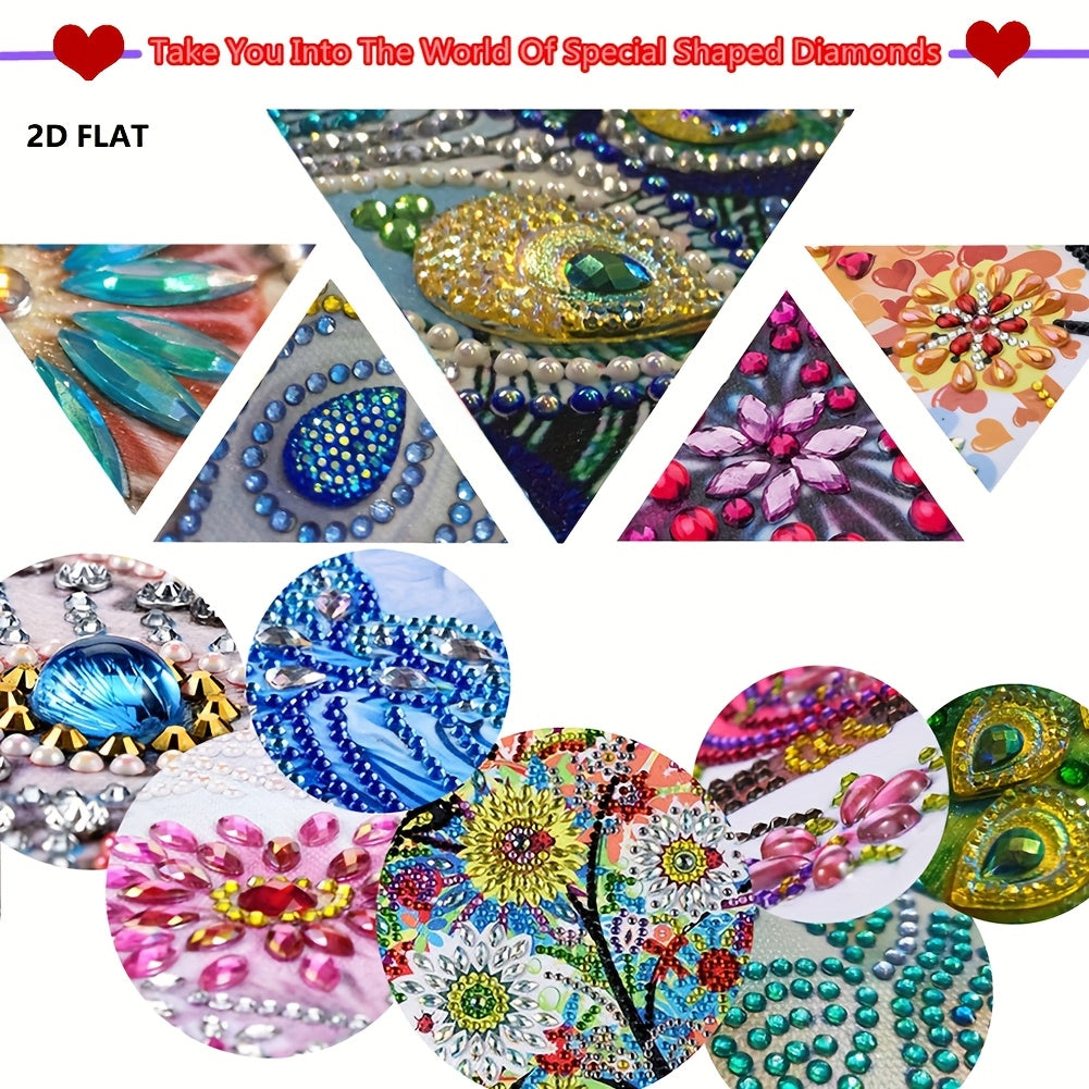 2D FLAT Acrylic Special Shape Sewing Machine Diamond Painting Tabletop Ornaments Kit