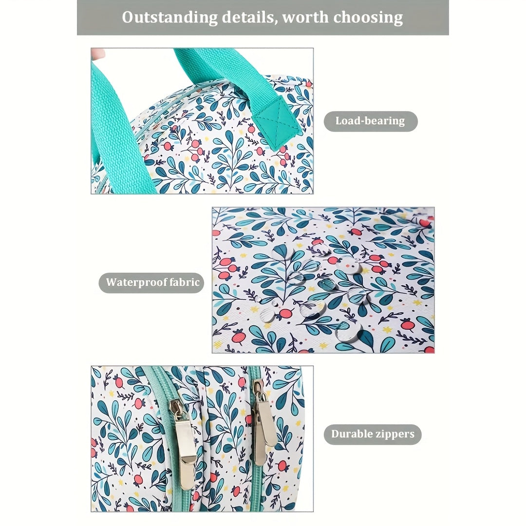 1pc Round Embroidery Tool Storage Bag Denim Craft Organizer