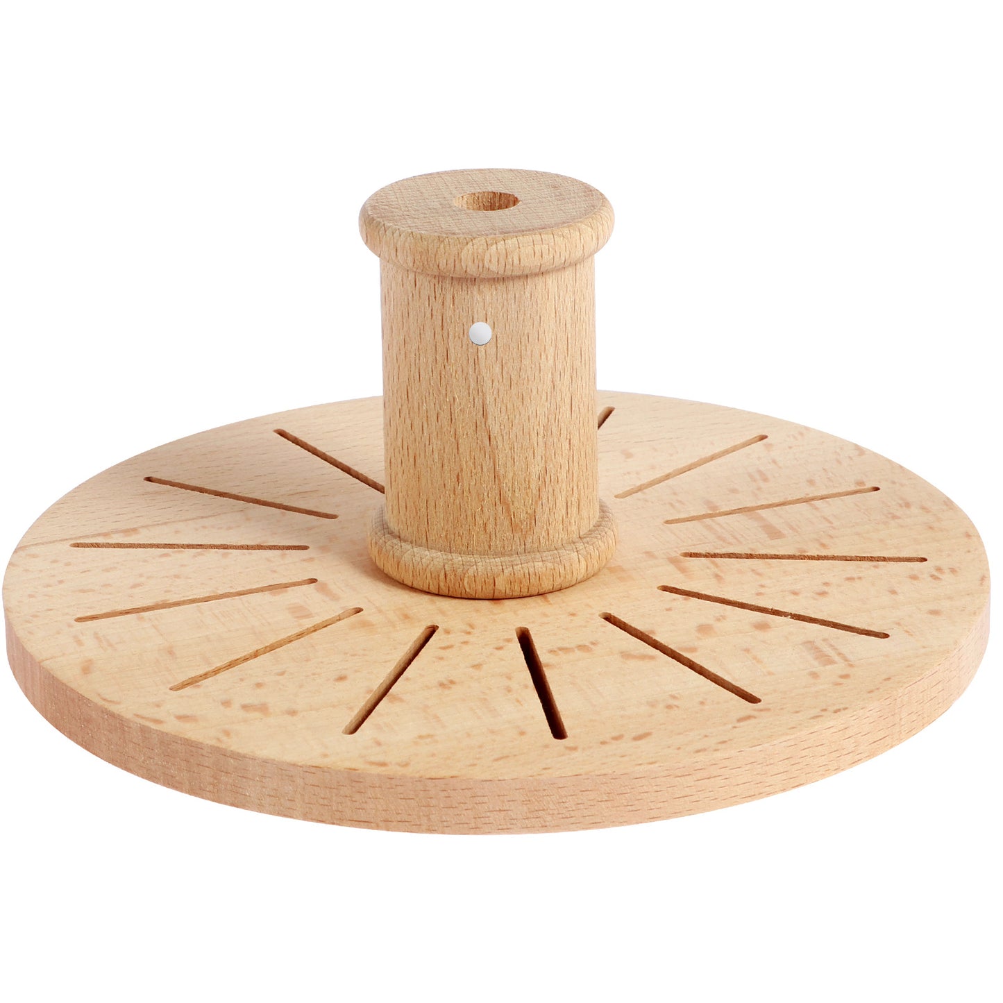 Magnetic Wood Floss Organizer 14-Slot Beech Wood Rack