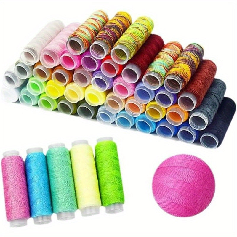Sewing Kit 229pcs Sewing Accessories Thread Spools Needles Scissors for Beginner and Professional Travel Home School DIY Gift