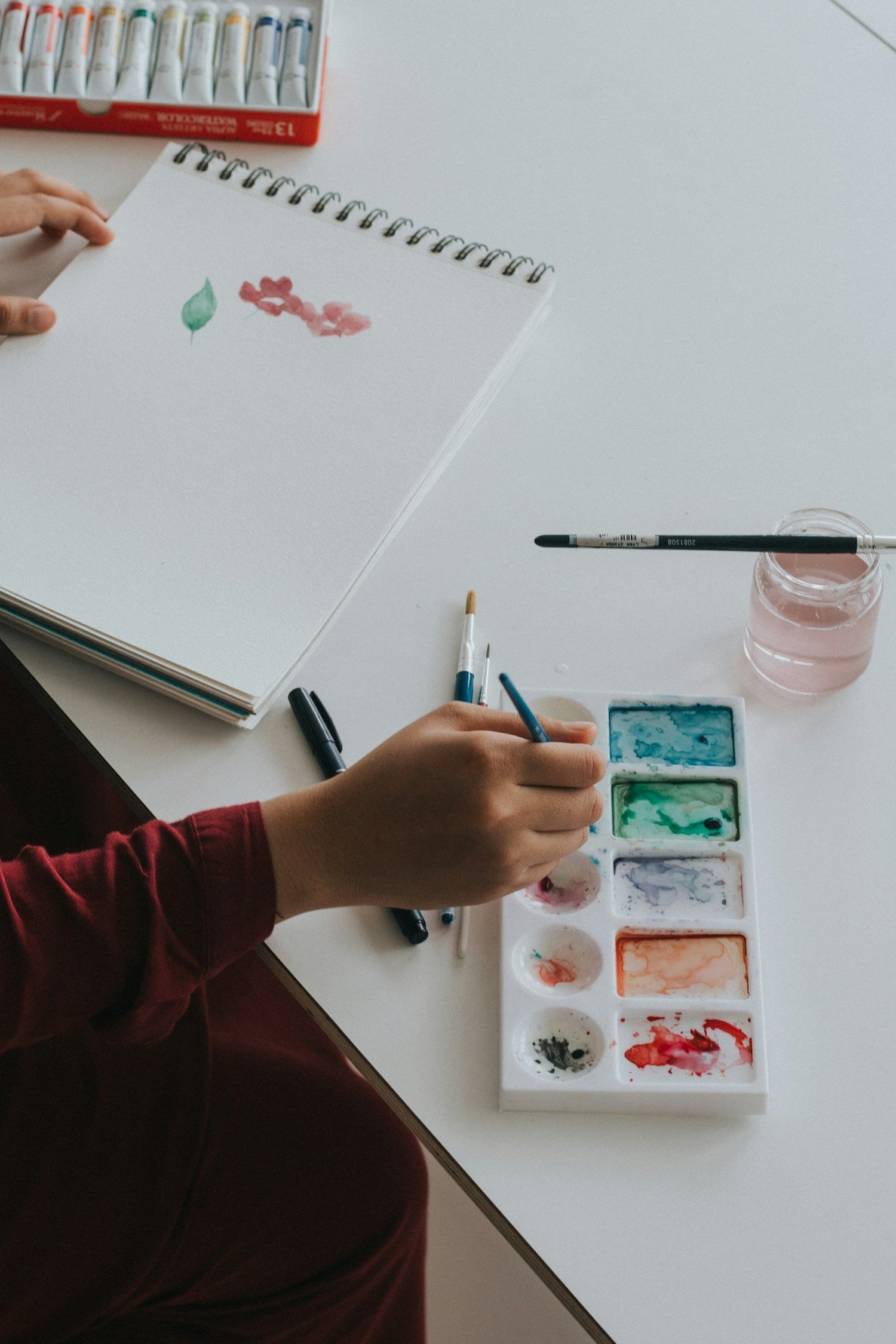 Painting, Fluid Art and Air Dry Clay