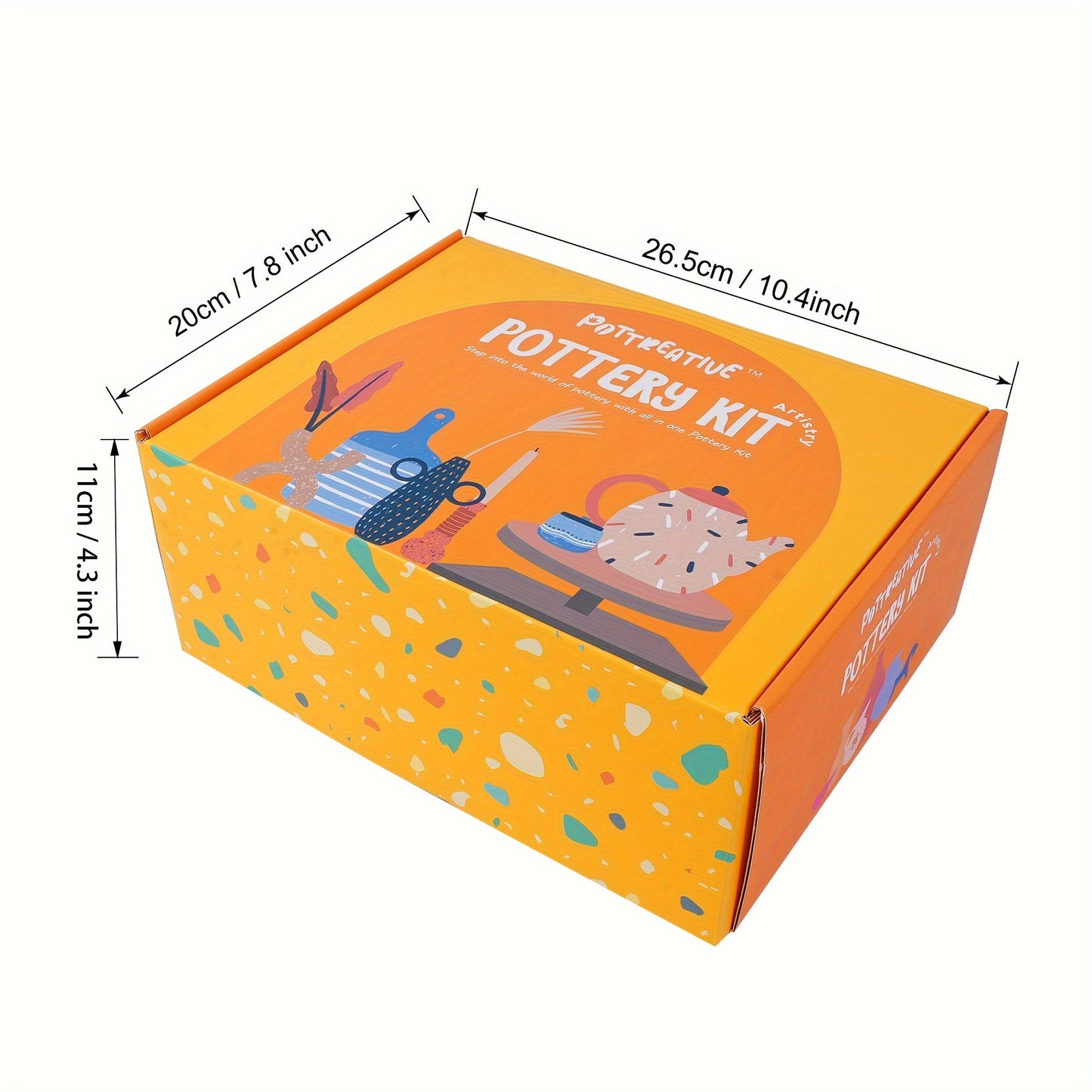 Great for Date Night Air Dry Clay POTTREATIVE Pottery Kit