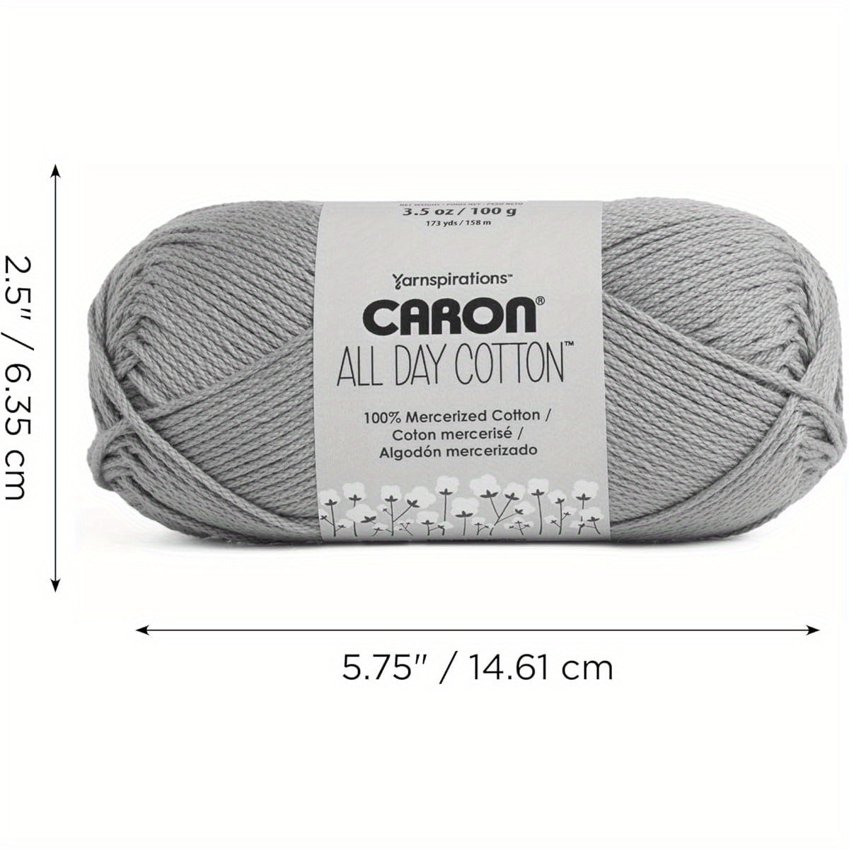 All Day Cotton - 3 Pack 173 Yards Grass Green Yarn