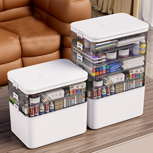 1pc Multi-Functional Storage Organizer Box with Handle