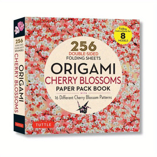 Origami Cherry Blossoms Paper Pack Book for Easy Folding