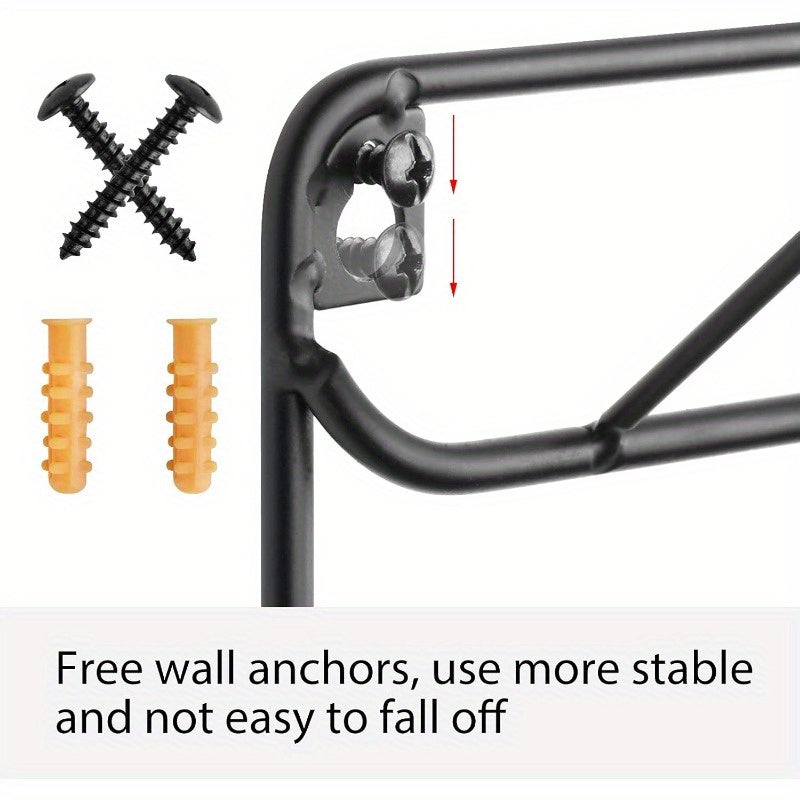 4 Packs 54 Spools Thread Rack Wall Mount Organizer Black