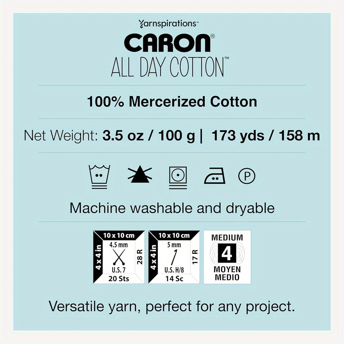 All Day Cotton - 3 Pack 173 Yards Grass Green Yarn