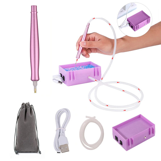 USB Powered Diamond Painting Suction Device Electric Diamond Suction Tool Portable Vacuum Diamond Painting Pen Kit
