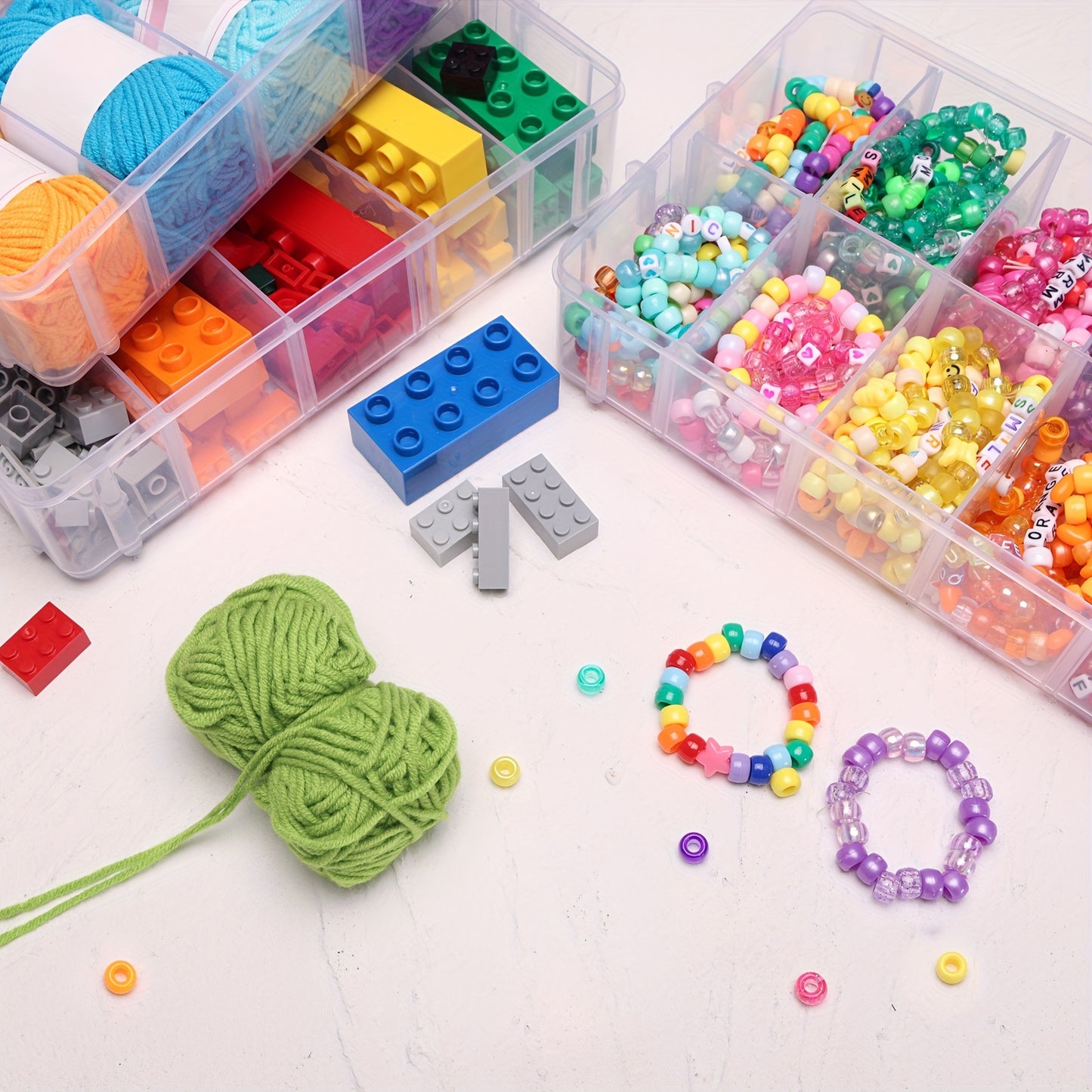 Whonline 8-Tier Stackable Storage Container Box for Crafts