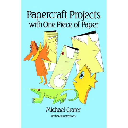 1pc Dover Publications Papercraft Projects Book with 92 Illustrations